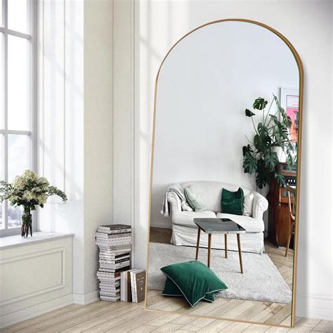 oversized arched floor mirror